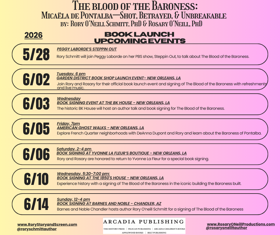 Blood of the Baroness - event schedule